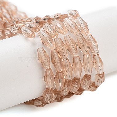 ガラスビーズ連売り(X-GLAA-R026-8x4mm-14)-5