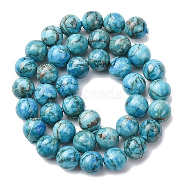 Natural Marble Beads Strands(G-K211-10mm-E)-5