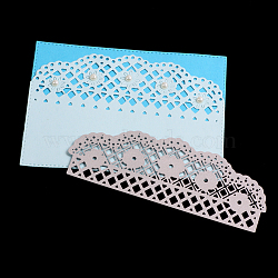 Lace Frame Carbon Steel Cutting Dies Stencils, for DIY Scrapbooking/Photo Album, Decorative Embossing DIY Paper Card, Matte Platinum, 5.2x13.9x0.08cm(DIY-F028-32)