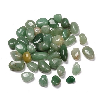 Natural Green Aventurine Beads, No Hole, Nuggets, Tumbled Stone, Healing Stones for 7 Chakras Balancing, Crystal Therapy, Meditation, Reiki, Vase Filler Gems, 9~45x8~25x4~20mm, about 156pcs/1000g