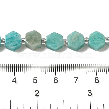 Natural Amazonite Beads Strands(G-P534-A07-02)-5