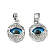 charmes de verre en laiton(KK-Z134-19P-01)-1
