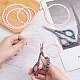 2Pcs 2 Style Stainless Steel Retro-style Sewing Scissors for Embroidery(TOOL-SC0001-29)-5