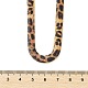 Leopard Print Alloy Snake Chain Necklaces for Women(NJEW-K281-01)-6