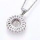 304 Stainless Steel Initial Pendant Necklaces(NJEW-H486-30P-D)-2