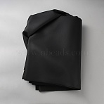 PVC Leather Fabric, DIY Craft Supplies, Black, 1370x0.7mm, 2 yards/pc(DIY-WH0816-096B)