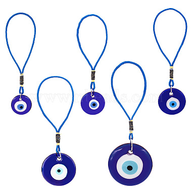 Blue Evil Eye Glass Pendant Decorations