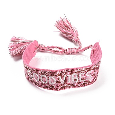 Hot Pink Polyester Bracelets