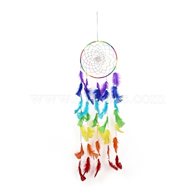 Colorful Flat Round Iron Decoration