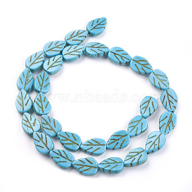 Synthetic Turquoise Beads Strands(TURQ-G116-9x14mm-02)-2