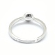 Rhodium Plated 925 Sterling Silver Finger Ring Components(STER-E060-15P)-3
