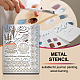 kundenspezifische Metallstanzschablonen aus Edelstahl(DIY-WH0289-069)-4