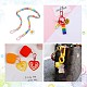 30Pcs 10 Colors Spray Painted Alloy Spring Gate Rings(KEYC-CJ0001-03)-8