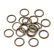 Alloy Jump Rings, Round Ring, Antique Bronze, 12x1.2mm, 16 Gauge, Inner Diameter: 9.3mm(KK-WH0052-05D-AB)