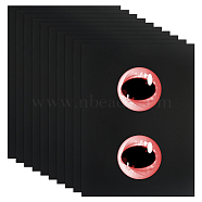 PVC Sheets, Rectangle, Black, 297x210x0.5mm(FIND-WH0139-205B)