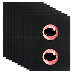 PVC Sheets, Rectangle, Black, 297x210x0.5mm(FIND-WH0139-205B)