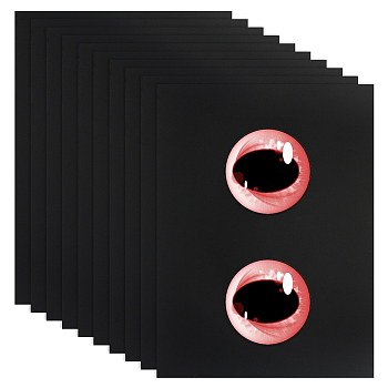 PVC Sheets, Rectangle, Black, 297x210x0.5mm