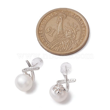 clous d'oreilles en perles naturelles(EJEW-P286-20P)-3