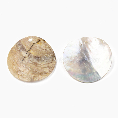 Natural Akoya Shell Pendants(SHEL-R048-023)-2