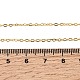 Brass Cable Chain Necklaces(X-SW028-G)-4
