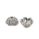 Messing Micro Pave Zirkonia Bead Cap(KK-K374-25P)-2