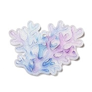 Ocean Themed Opaque Printed Acrylic Pendants, Others, 32x41x2mm, Hole: 2mm(SACR-L004-03A)