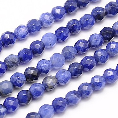 Blue Round Sodalite Beads
