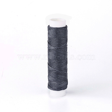 0.65mm DarkGray Waxed Polyester Cord Thread & Cord