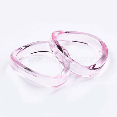 Transparent Acrylic Finger Rings(RJEW-T010-01C)-3