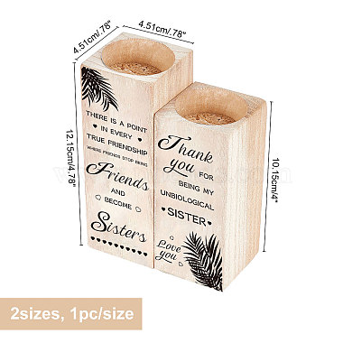 Wooden Candle Holder(AJEW-WH0257-003)-2