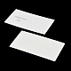 Smiling Face Paper Earrings Necklace Display Cards(FIND-T072-01B-02)-2