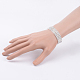 4 Row stretch Rhinestone Bracelet(X-B115-4)-2