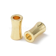 Brass Beads, Bamboo Stick, Real 18K Gold Plated, 6x3mm, Hole: 1.6mm(KK-P223-18G)