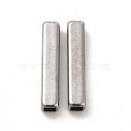 304 Stainless Steel Beads, Rectangle, Real 18K Gold Plated, 20x4x4mm, Hole: 2.7x2.7mm(STAS-H179-04I-P)