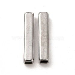 304 Stainless Steel Beads, Rectangle, Real 18K Gold Plated, 20x4x4mm, Hole: 2.7x2.7mm(STAS-H179-04I-P)