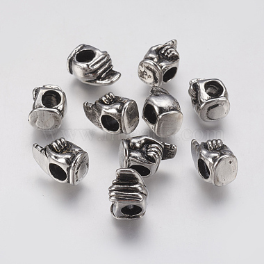 Ion Plating(IP) 304 Stainless Steel European Beads(STAS-J022-038AS)-2