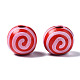Painted Natural Wood European Beads(WOOD-S057-030E)-2
