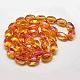 Full Rainbow Plated Crystal Glass Oval Beads Strands(EGLA-F026-A04)-2
