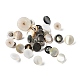 1-Hole Natural Shell Shank Buttons(BUTT-XCP0001-15)-1