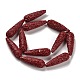 brins de perles sculpt&eacute;es en corail synth&eacute;tique(CORA-C003-09A-02)-3