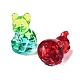 Two Tone Electroplate K9 Glass 3D Dog Figurines(GLAA-B016-01)-3
