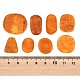 perles d'ambre orange naturel(G-K426-01)-3