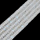 Frosted Transparent Glass Beads Strands(FGLA-M002-01I)-1