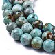 Natural Chrysocolla Beads Strands(G-R477-10mm)-3