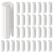 ABS Plastic Bed Sheet Grippers, Fasteners Bed Sheet Clip, Quilt Fixator, Column, White, 49.5x17.5mm, Inner Diameter: 12.5mm(KY-WH0048-19B)