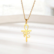 Fashionable stainless steel pendant necklace suitable for daily wear for women.(AI3619-1)