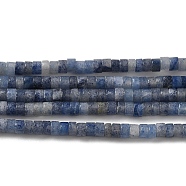 Natural Blue Aventurine Beads Strands, Disc, Heishi Beads, 3x2~2.5mm, Hole: 0.9mm, about 180~182pcs/strand, 15.04~15.16''(38.2~38.5cm)(G-E612-A10)