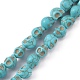 perles synth&eacute;tiques turquoise brins(G-WH0015-06B-01)-1