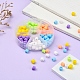 6 brins de perles en pâte polymère couleurs(CLAY-YW0001-18)-7