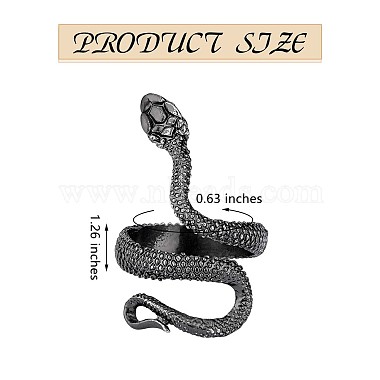 6шт набор колец со змеей(JR926A)-3
